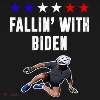Fallin With Biden Funny Joe Biden Bike Fall Coaster thumb 2