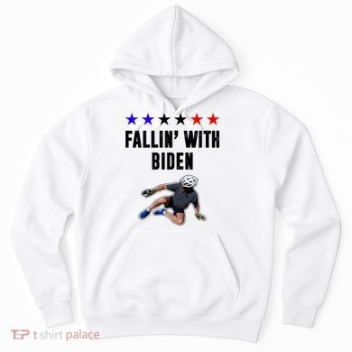 Fallin With Biden Funny Joe Biden Bike Fall Hoodie