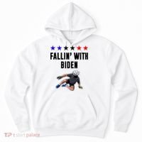 Fallin With Biden Funny Joe Biden Bike Fall Hoodie thumb 0