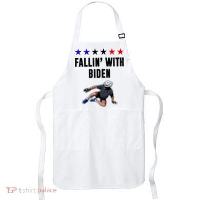 Fallin With Biden Funny Joe Biden Bike Fall Apron