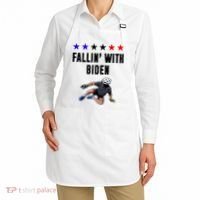 Fallin With Biden Funny Joe Biden Bike Fall Apron thumb 2