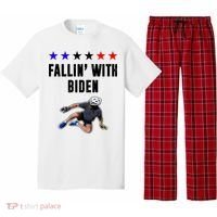 Fallin With Biden Funny Joe Biden Bike Fall Pajama Set thumb 0