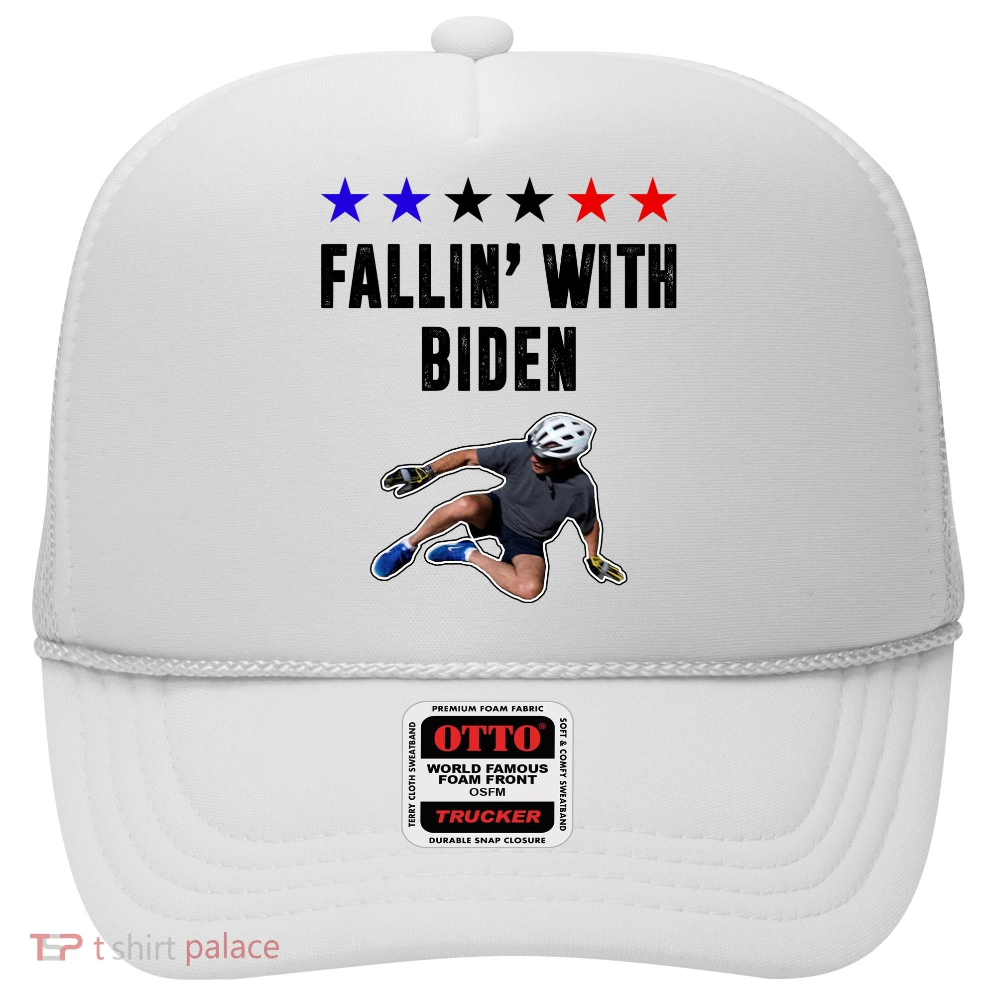 Fallin With Biden Funny Joe Biden Bike Fall Hat