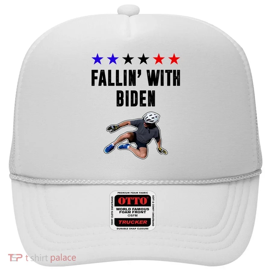 Fallin With Biden Funny Joe Biden Bike Fall Hat