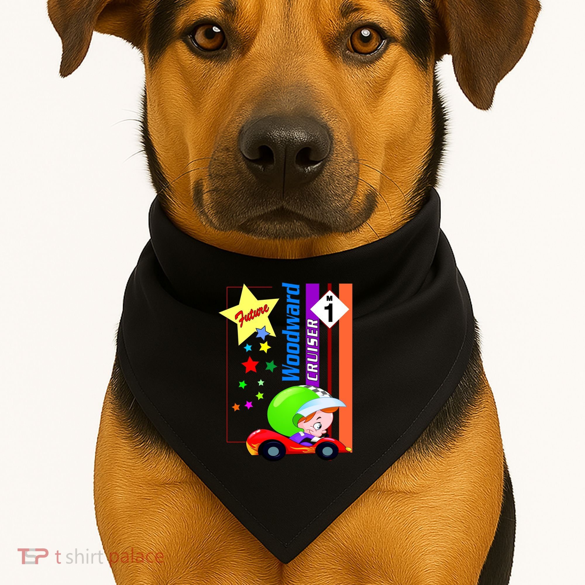 Future Woodward Cruiser USA-Made Doggie Bandana