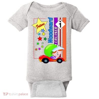 Future Woodward Cruiser Baby Bodysuit