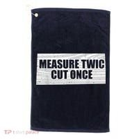 Funny Woodworking Contractor Men Woodworker Gift Golf Towel thumb 0