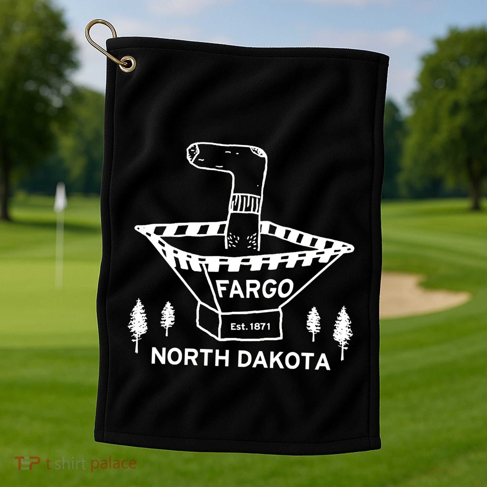Fargo Wood Chipper Golf Towel