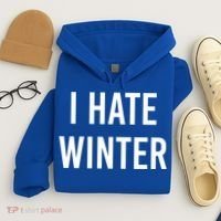 Funny Winter Cool Gift I Hate The Cold I Hate Winter Cool Gift Hoodie thumb 4