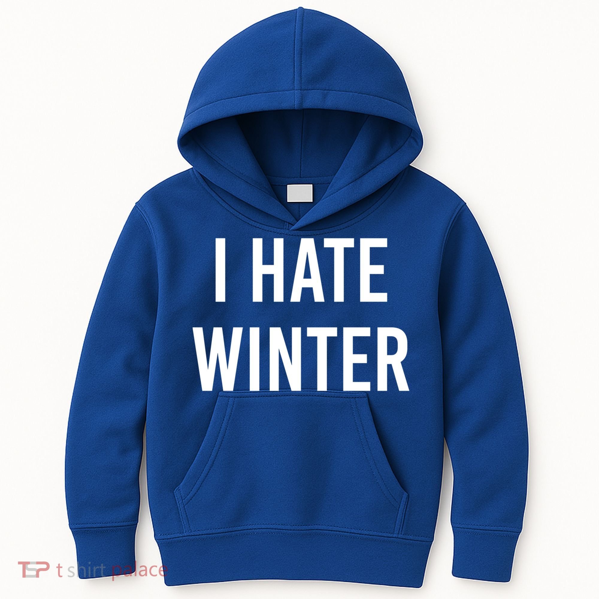 Funny Winter Cool Gift I Hate The Cold I Hate Winter Cool Gift Kids Hoodie