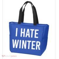 Funny Winter Cool Gift I Hate The Cold I Hate Winter Cool Gift Tote Bag thumb 3