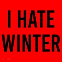 Funny Winter Cool Gift I Hate The Cold I Hate Winter Cool Gift Santa Hat thumb 1