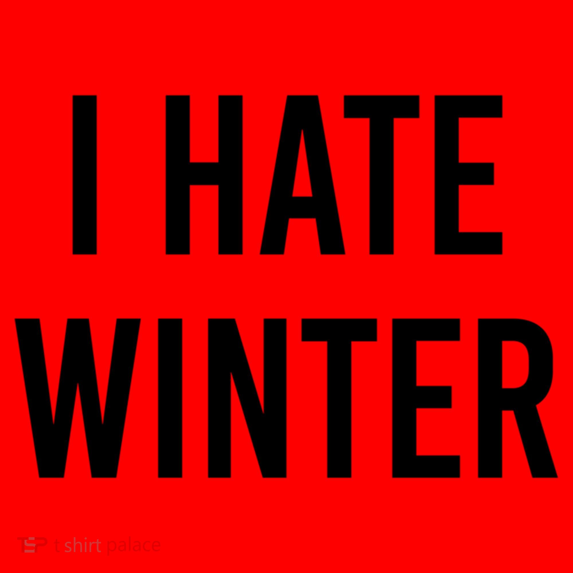 Funny Winter Cool Gift I Hate The Cold I Hate Winter Cool Gift Santa Hat