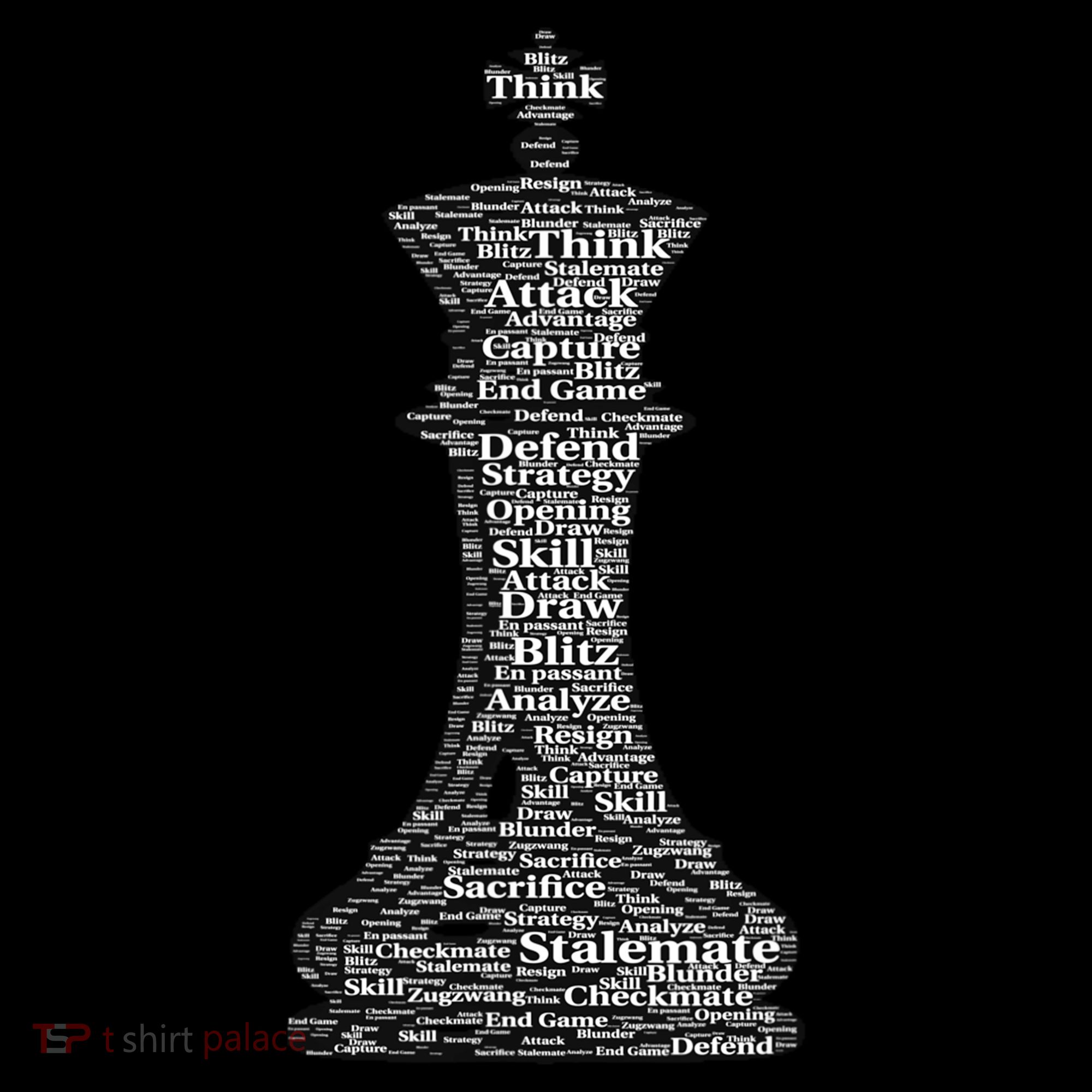 Funny Word Cloud Chess King Gift USA-Made Doggie Bandana
