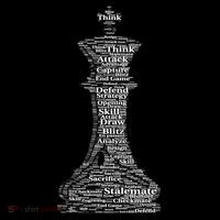 Funny Word Cloud Chess King Gift Pajama Set thumb 2