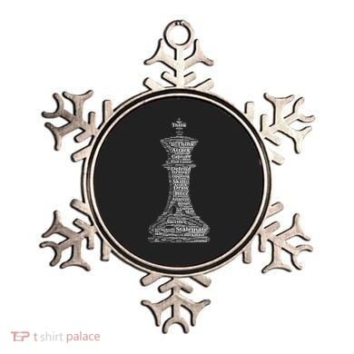 Funny Word Cloud Chess King Gift Ornament