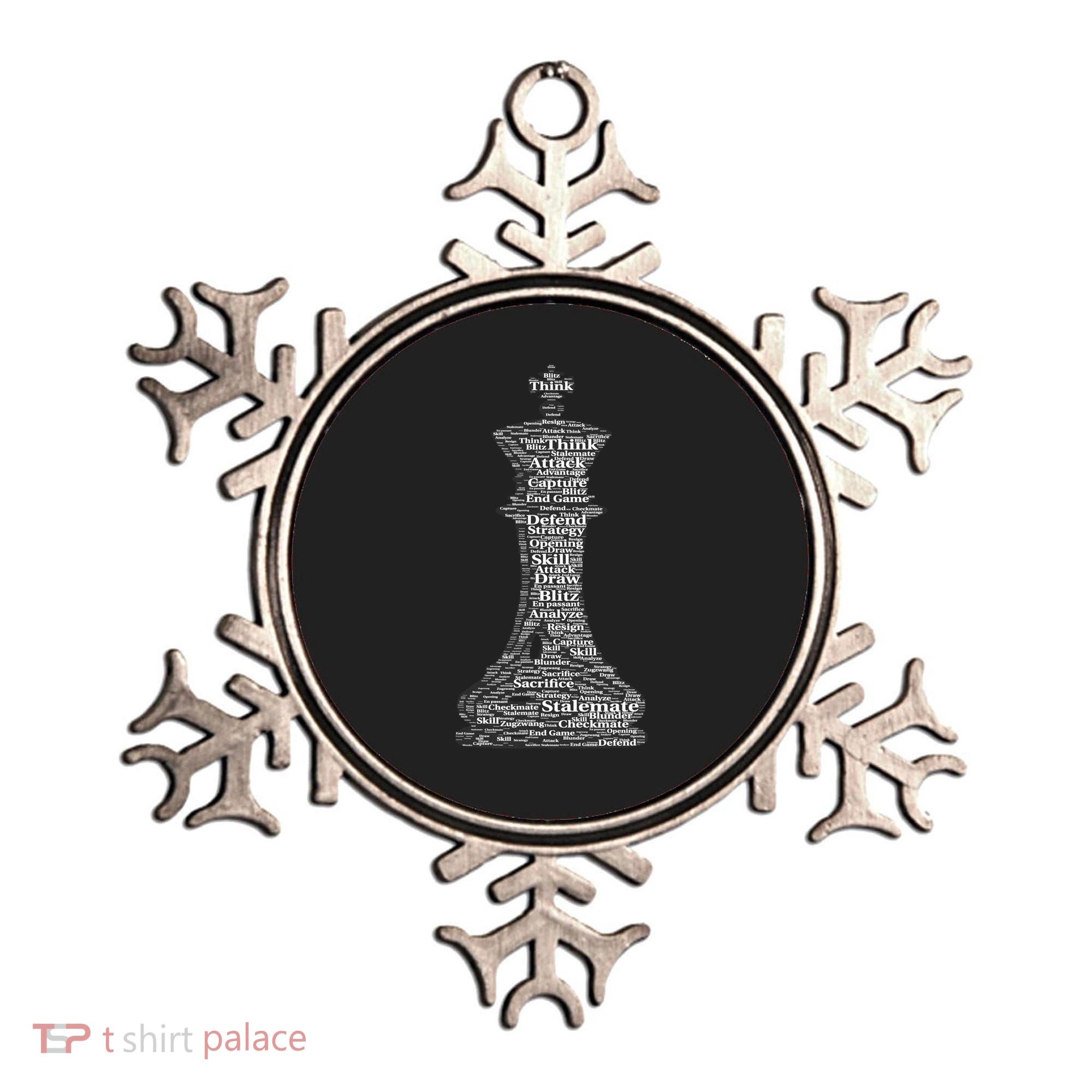 Funny Word Cloud Chess King Gift Ornament