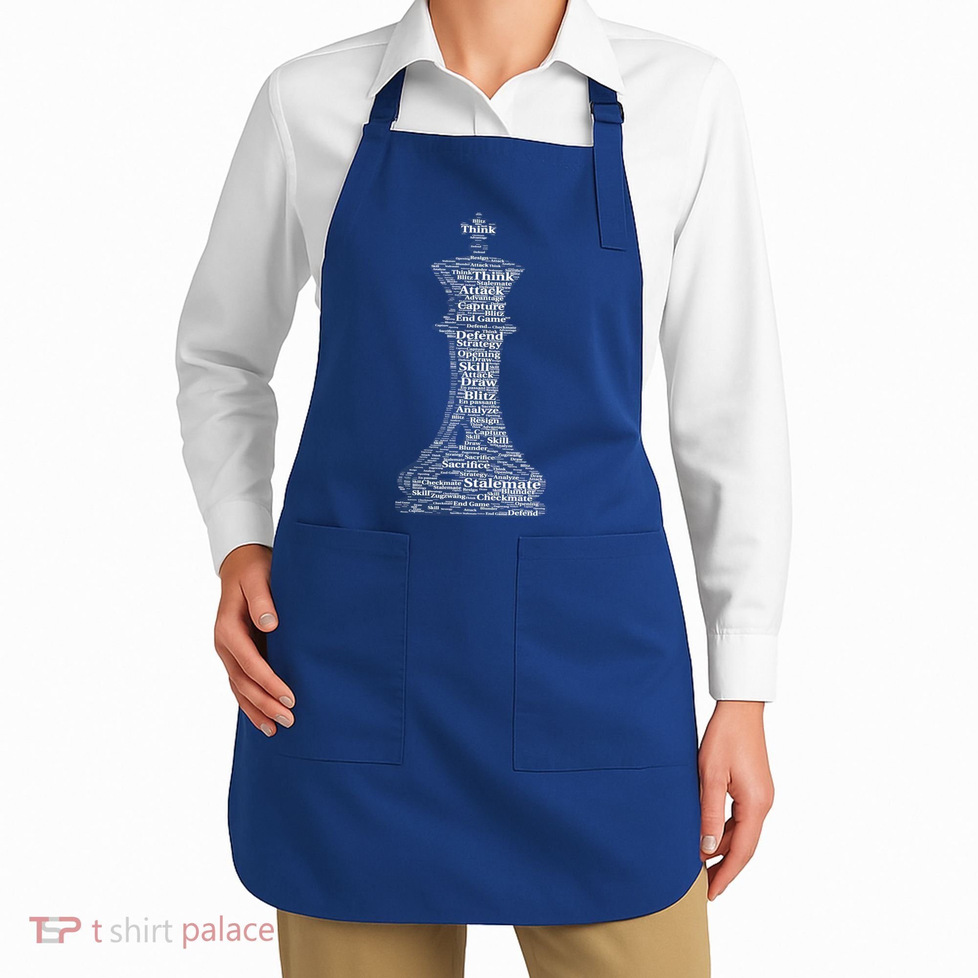 Funny Word Cloud Chess King Gift Apron