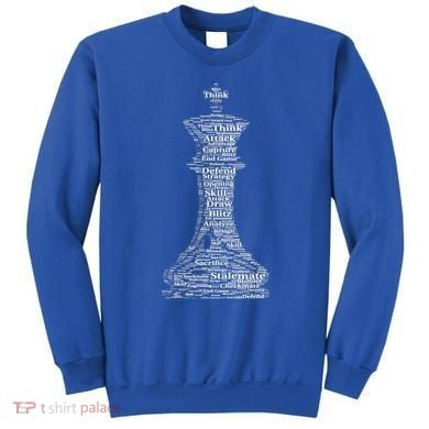 Funny Word Cloud Chess King Gift Sweatshirt