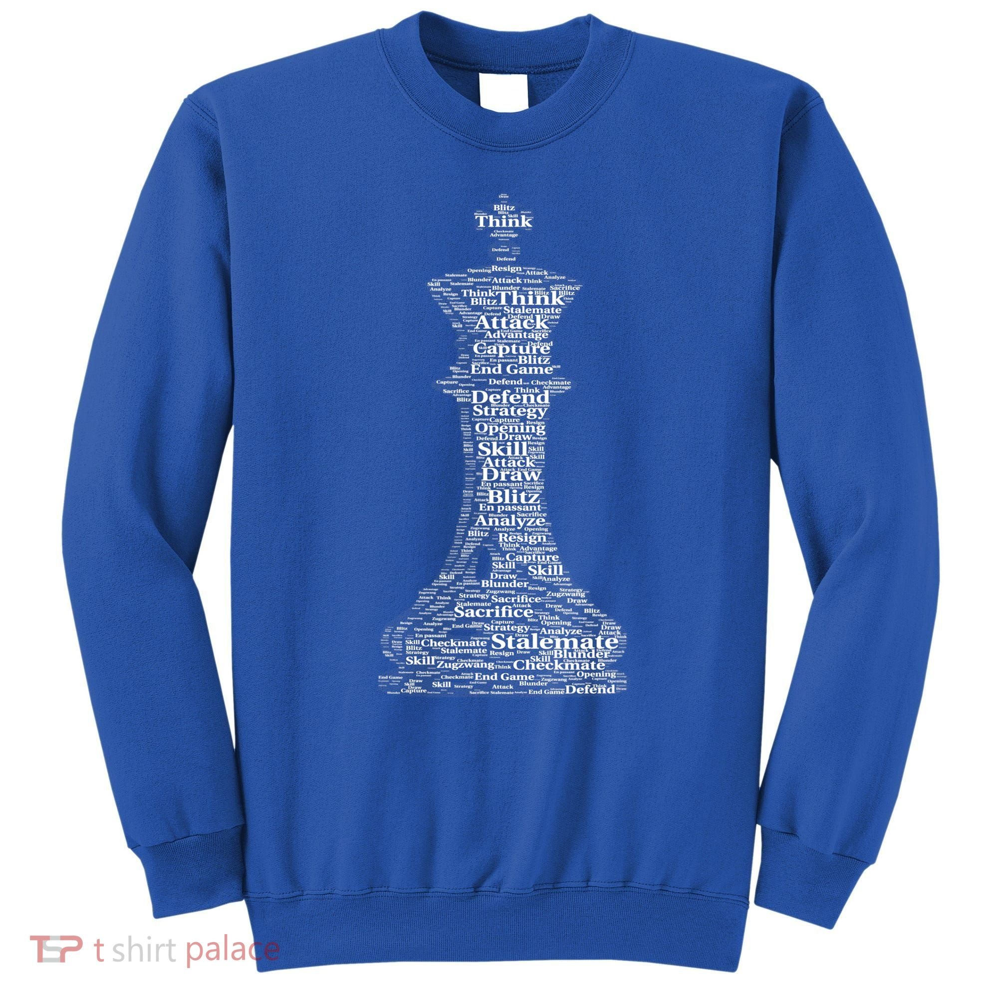 Funny Word Cloud Chess King Gift Sweatshirt