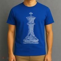 Funny Word Cloud Chess King Gift T-Shirt thumb 3