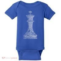 Funny Word Cloud Chess King Gift Baby Bodysuit thumb 0