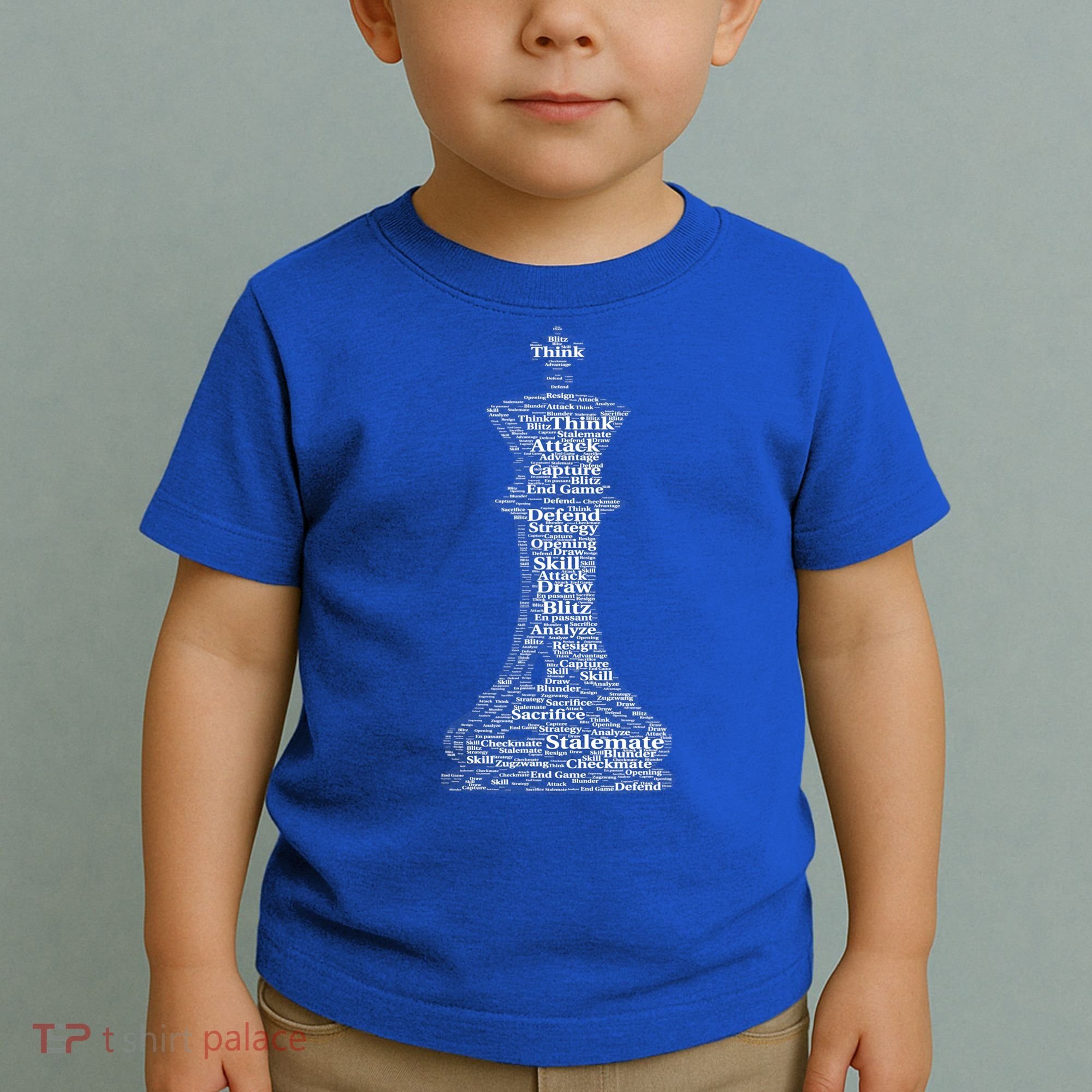 Funny Word Cloud Chess King Gift Toddler T-Shirt