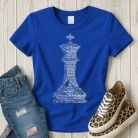 Funny Word Cloud Chess King Gift Women's T-Shirt thumb 3
