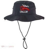 Funny What's Crackin Lobster Summer Vacation Fans Bucket Hat thumb 0