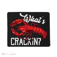 Funny What's Crackin Lobster Summer Vacation Fans Mousepad thumb 0