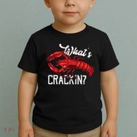 Funny What's Crackin Lobster Summer Vacation Fans Toddler T-Shirt thumb 2