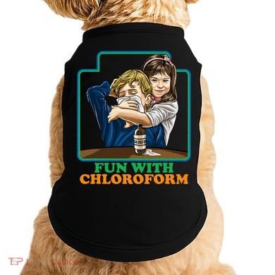 Fun With Chloroform Funny Dark Humor Doggie Tank