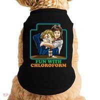 Fun With Chloroform Funny Dark Humor Doggie Tank thumb 0