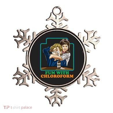 Fun With Chloroform Funny Dark Humor Ornament