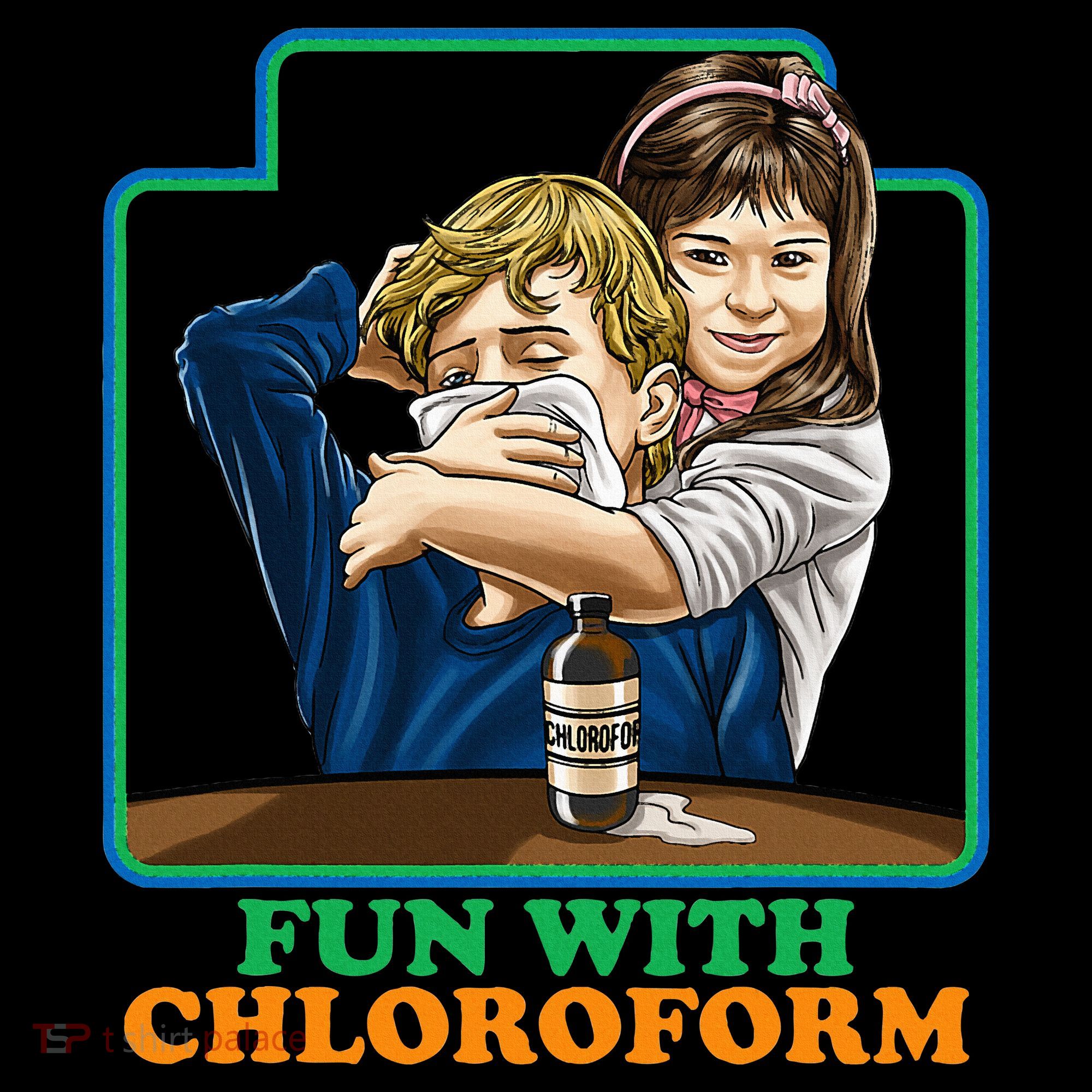 Fun With Chloroform Funny Dark Humor Women's Tank Top