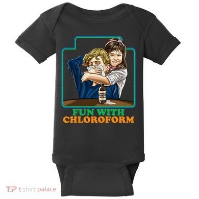 Fun With Chloroform Funny Dark Humor Baby Bodysuit
