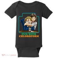 Fun With Chloroform Funny Dark Humor Baby Bodysuit thumb 0