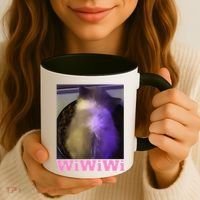 Funny Wiwiwi Cat Meme Viral Gen Z Trend Brainrot Coffee Mug thumb 3