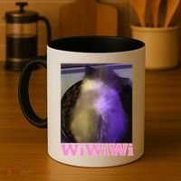 Funny Wiwiwi Cat Meme Viral Gen Z Trend Brainrot Coffee Mug thumb 4