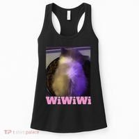 Funny Wiwiwi Cat Meme Viral Gen Z Trend Brainrot Women's Tank Top thumb 0