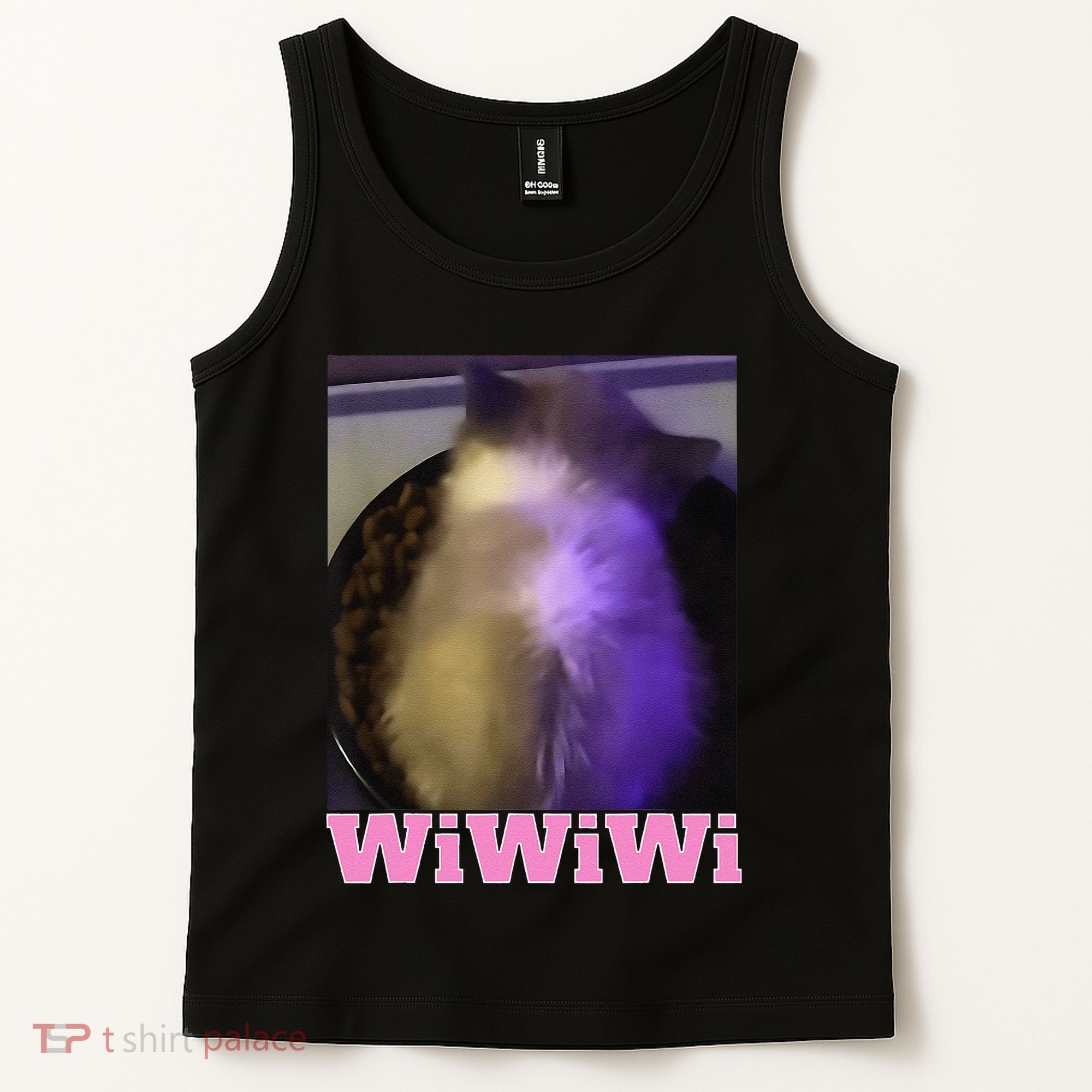 Funny Wiwiwi Cat Meme Viral Gen Z Trend Brainrot Tank Top