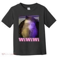 Funny Wiwiwi Cat Meme Viral Gen Z Trend Brainrot Toddler T-Shirt thumb 0