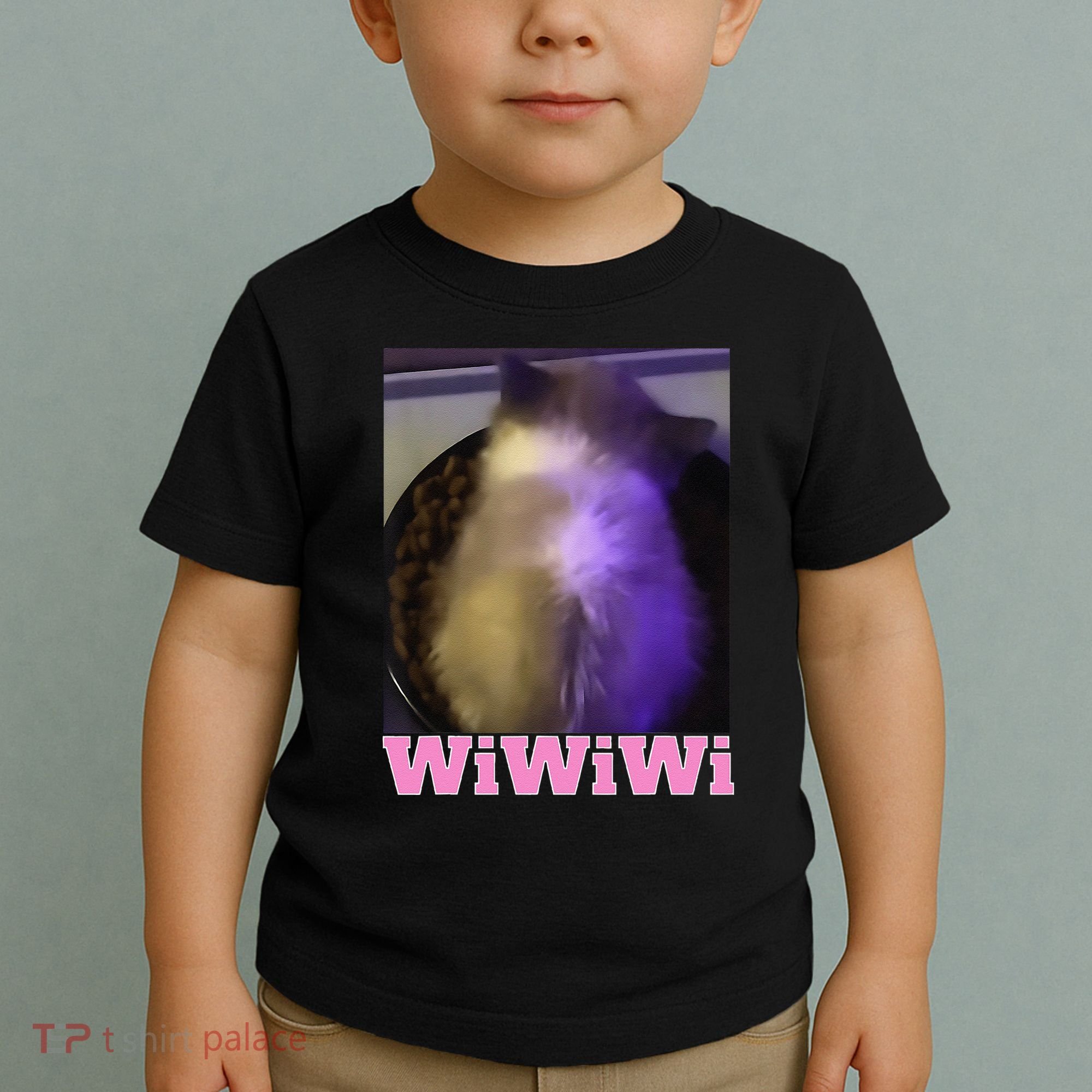 Funny Wiwiwi Cat Meme Viral Gen Z Trend Brainrot Toddler T-Shirt