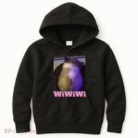 Funny Wiwiwi Cat Meme Viral Gen Z Trend Brainrot Kids Hoodie thumb 0