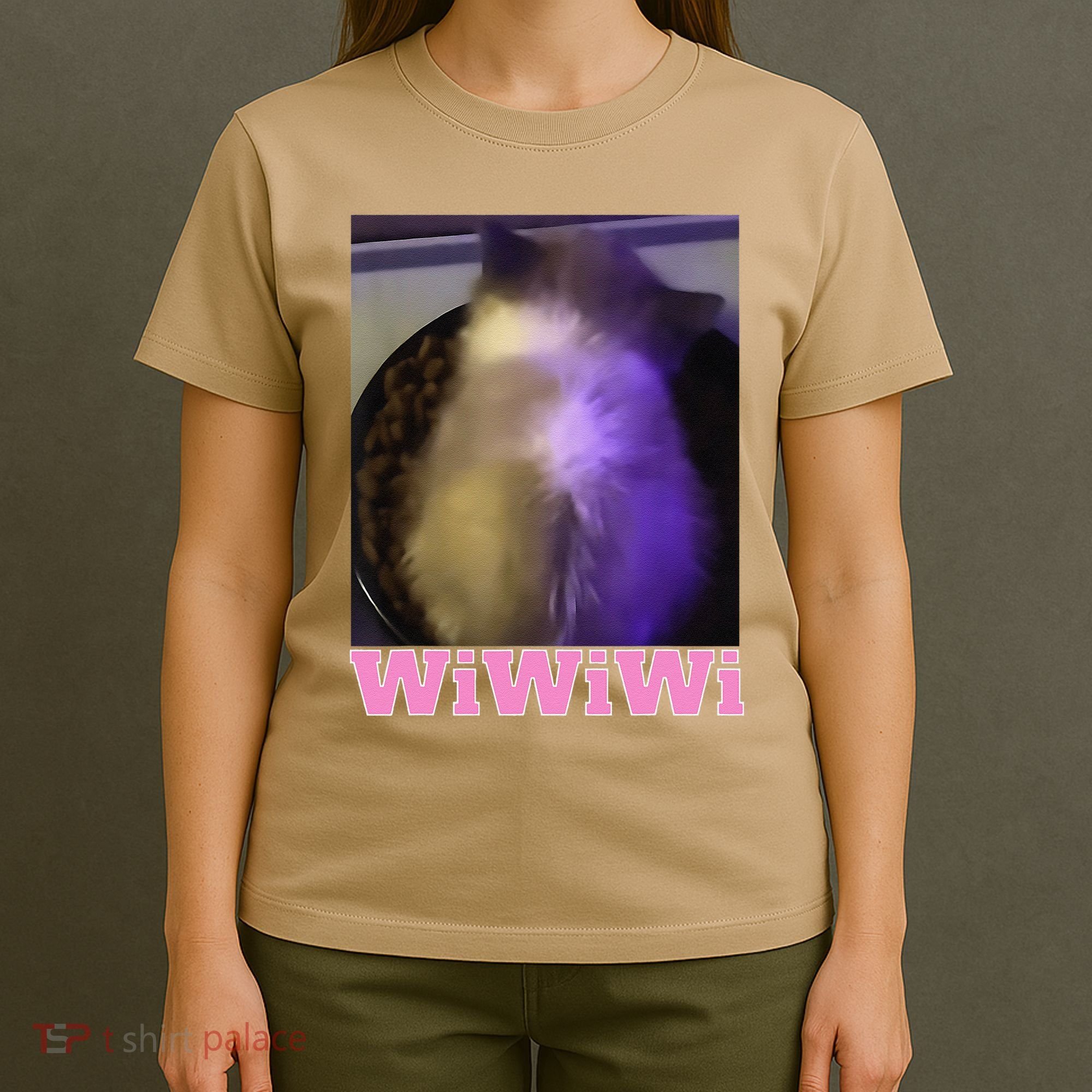 Funny Wiwiwi Cat Meme Viral Gen Z Trend Brainrot T-Shirt