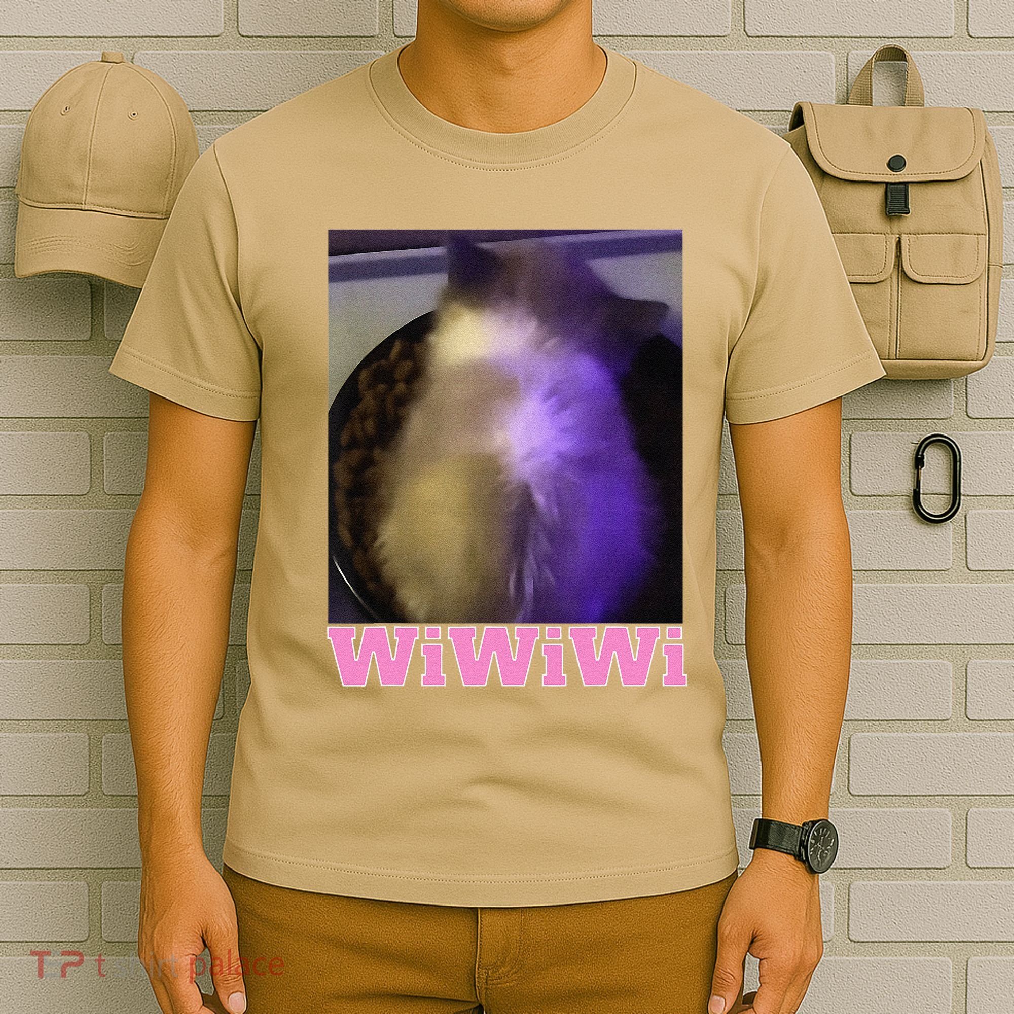 Funny Wiwiwi Cat Meme Viral Gen Z Trend Brainrot T-Shirt