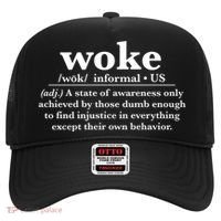 Funny Woke Definition Anti Woke Meme Gift Hat thumb 0