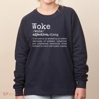 Funny Woke Dictionary Meaning Women's Sweatshirt thumb 0