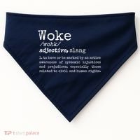 Funny Woke Dictionary Meaning USA-Made Doggie Bandana thumb 0