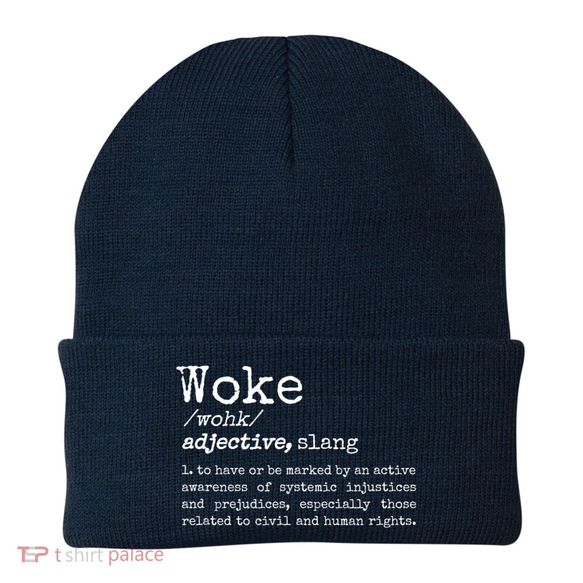 Funny Woke Dictionary Meaning Beanie
